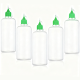 5 x 100ml Needle Tip Bottles (Green Caps)