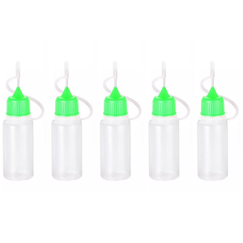 Needle Tip Bottles (Green) - 10ml, 30ml, 50ml or 100ml