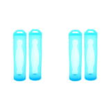Protective Silcone Sleeve for 18650 Batteries (Blue)