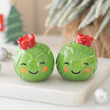 Brussel Sprouts Salt and Pepper Shakers