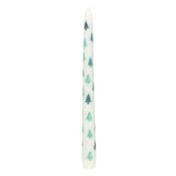Green Fir Tree Candle Holder with Taper Candle