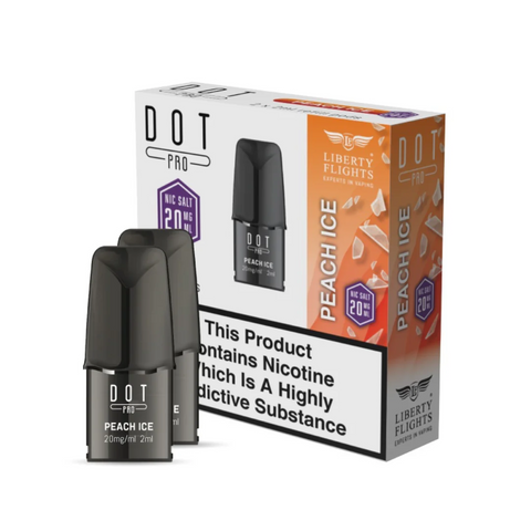 Peach Ice - Dot Pro Refill Pods 20mg (Liberty Flights)