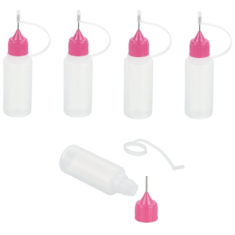Needle Tip Bottles (Pink) - 10ml, 30ml, 50ml or 100ml