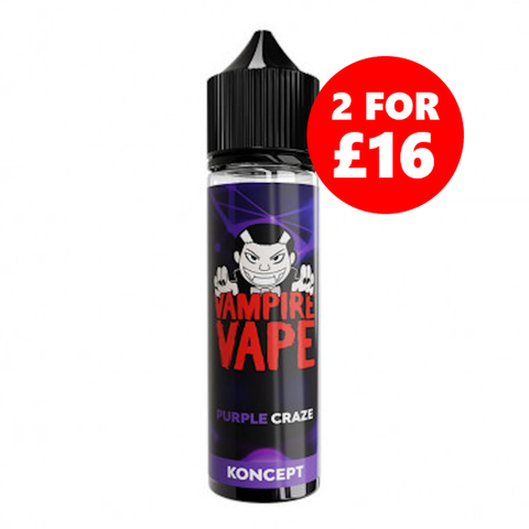 Purple Craze - 50ml (Vampire Vape Koncept) - 2 for £16