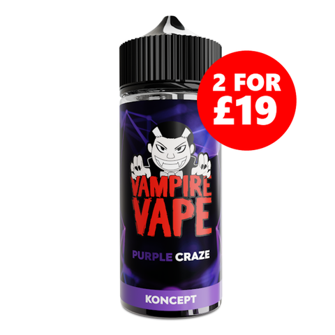 Purple Craze - 100ml (Vampire Vape Koncept) - 2 for £19