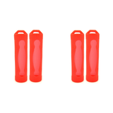 Protective Silcone Sleeve for 18650 Batteries (Red)