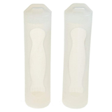 Protective Silcone Sleeve for 18650 Batteries (Transparent)