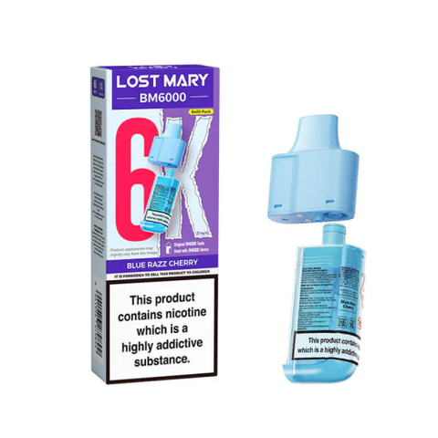 Lost Mary BM6000 Replacement Pod (Blue Razz Cherry)