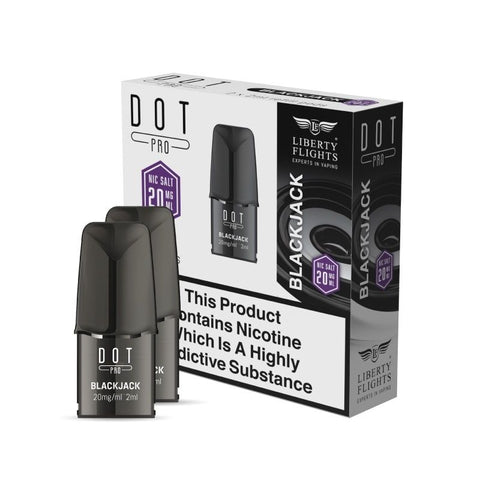 Black Jack - Dot Pro Refill Pods 20mg (Liberty Flights)